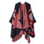 New Yunnan Tourism Ethnic Style Cape  Double-sided Solid Color Warm Scarf Women's Cloak Thickened