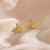 Cartoon Small Dinosaur Inlaid Zircon Animal Earrings Wholesale Jewelry