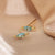 Cartoon Small Dinosaur Inlaid Zircon Animal Earrings Wholesale Jewelry