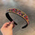 Retro Geometric Inlaid Rhinestone Wide Headband