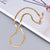 Simple Plain Chain Short Titanium Steel Necklace Wholesale Jewelry