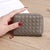 Wholesale Accessories Korean Woven Pattern Multi-position Card Bag