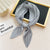 Wholesale Simple Fold Solid Color Small Square Scarf