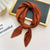 Wholesale Simple Fold Solid Color Small Square Scarf