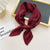 Wholesale Simple Fold Solid Color Small Square Scarf