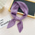 Wholesale Simple Fold Solid Color Small Square Scarf