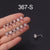 Nose Rings & Studs Fashion Flower 316L Stainless Steel  Copper Plating