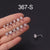 Nose Rings & Studs Fashion Flower 316L Stainless Steel  Copper Plating