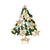 Novelty Christmas Tree Alloy Inlay Rhinestones Unisex Brooches