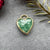 Novelty Heart Shape Natural Stone Wholesale Charms