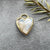 Novelty Heart Shape Natural Stone Wholesale Charms