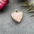 Novelty Heart Shape Natural Stone Wholesale Charms