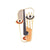 Novelty Pin Mask Alloy Plating Unisex Brooches