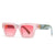 Novelty Square Pc Square Full Frame Women's Sunglasses