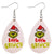 Novelty Water Droplets Pu Leather Women's Earrings 1 Pair