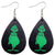 Novelty Water Droplets Pu Leather Women's Earrings 1 Pair