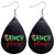 Novelty Water Droplets Pu Leather Women's Earrings 1 Pair