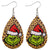 Novelty Water Droplets Pu Leather Women's Earrings 1 Pair