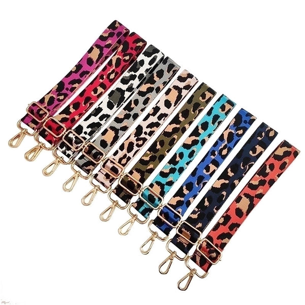 Nylon Leopard Bag Strap