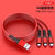 Nylon Woven Three-in-one Data Cable Multi-head 2a Fast Charging Three-in-one Mobile Phone Charging Cable Logo Small Gift Wholesale