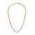 Fashion Quadrilateral Circle Geometric Stainless Steel 18K Gold Plated Necklaces