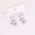 Women Eye Droplet Stainless Steel Electroplating Earrings