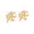 Expressive Animal Chinese Zodiac Stainless Steel Electroplating Stud Earrings