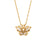 Fashion Butterfly Geometric Stainless Steel 18K Gold Plated Necklaces