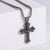 Men Metal Retro Vintage Cross Stainless Steel Polishing Pendants