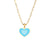 Fashion Round Insect Geometric Heart Stainless Steel 18K Gold Plated Necklaces