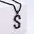 Men Metal Retro Vintage Number Text Letter Stainless Steel Polishing Pendants