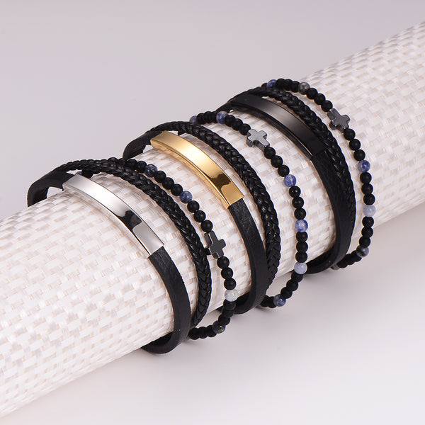 Minimalist Round Stainless Steel Electroplating Bangles