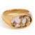 Women Fashion Circle Geometric Stainless Steel 18K Gold Plated Rings