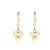 Moon Celestial Droplet Droplet Zircon Diamond Inlay Stud Earrings