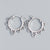 925 Sterling Silver Cute & Edgy Petal Silver Earrings