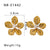 IG Style Butterfly Irregular Geometric Stainless Steel Electroplating Earrings