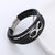 Retro Men Vintage Patchwork Leather Electroplating String Bracelets