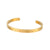 Fashion Circle Stainless Steel 18K Gold Plated Bangles