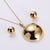 Women Korean Geometric Metal Doll Stainless Steel Pendants