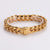 Men Hip Hop Chain Geometric Stainless Steel Polishing Bracelets