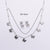 Minimalist Plant Star Sun Moon Stainless Steel Jewelry Sets