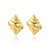 Minimalist Conch Geometric Copper Electroplating Stud Earrings