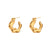 Fashion Irregular Geometric Stainless Steel 18K Gold Plated Earrings