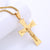 Retro Unisex Vintage Cross Cross Titanium Steel Electroplating Pendants