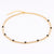 IG Style Women Quadrilateral Chamfered Cube Stripe Geometric Copper Necklaces