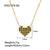 IG Style Heart Geometric Stainless Steel 18K Gold Plated Necklaces