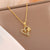 Minimalist Heart Stainless Steel Electroplating Necklaces