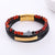 Men Totem Metal Leather Electroplating String Bracelets