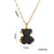 Moderate Luxury Animal Chinese Zodiac Geometric Titanium Steel 18K Gold Plated Necklaces