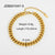 Women IG Style Chain Geometric Stainless Steel 18K Gold Plated Bracelets